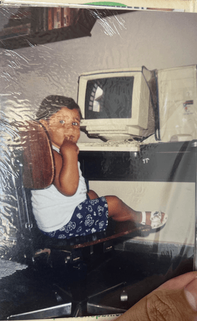 Imagem do autor do blog quando criança
